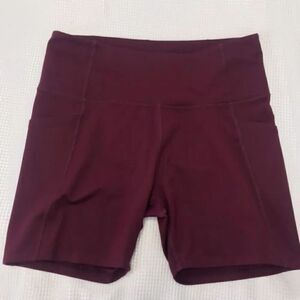 Coreio burgundy Active shorts size L…..S15